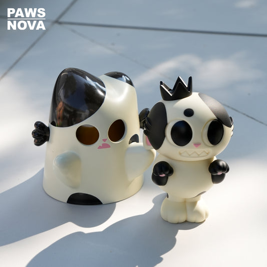 Trouble Crew DoshiiCat Standing Cow Cat Figure
