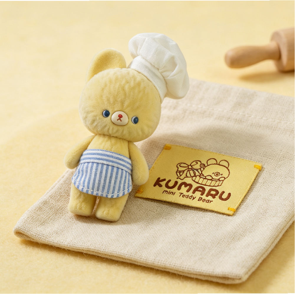 Kumaru Mini Teddy Bear Chef Carded Figure