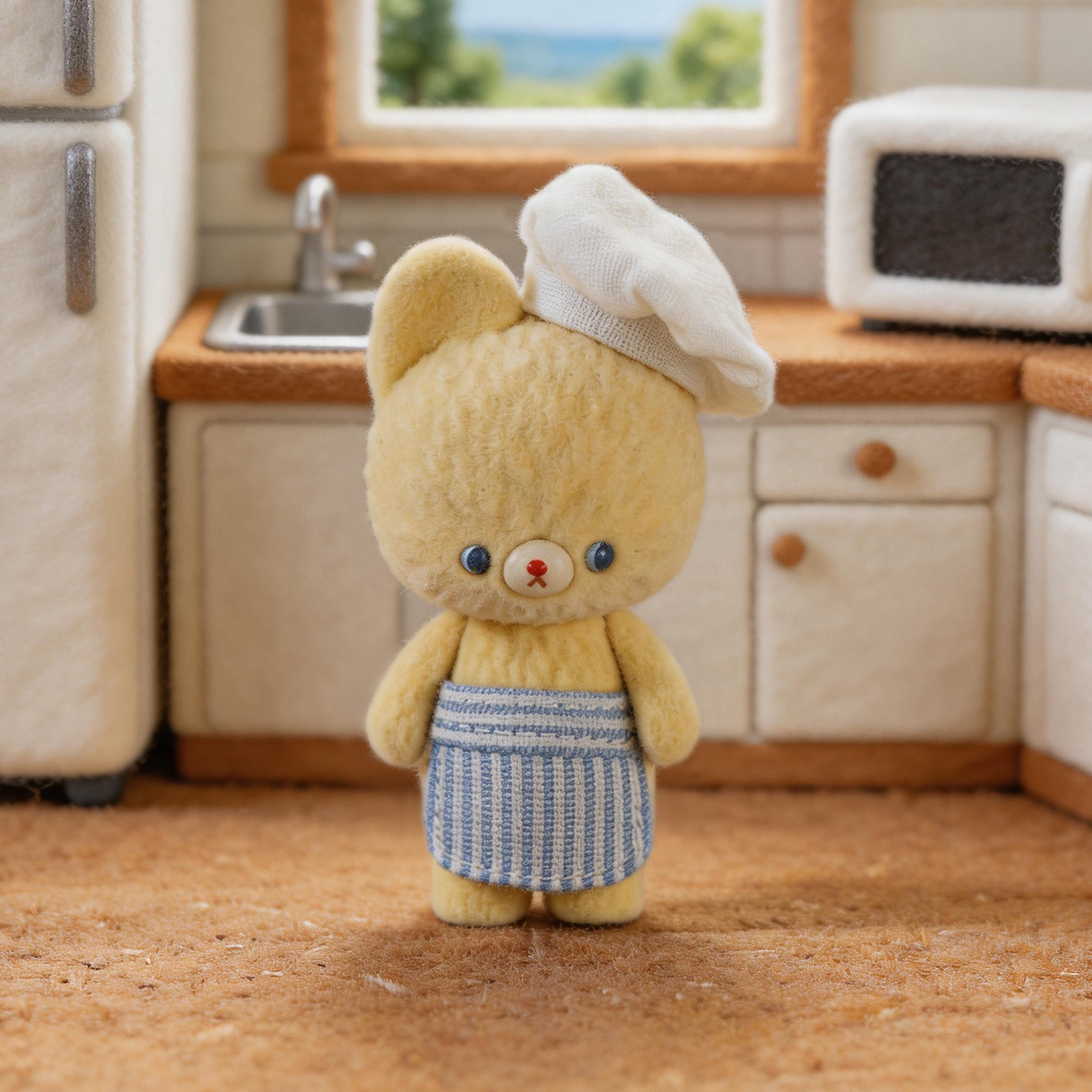 Kumaru Mini Teddy Bear Chef Carded Figure