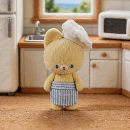 Kumaru Mini Teddy Bear Chef Carded Figure
