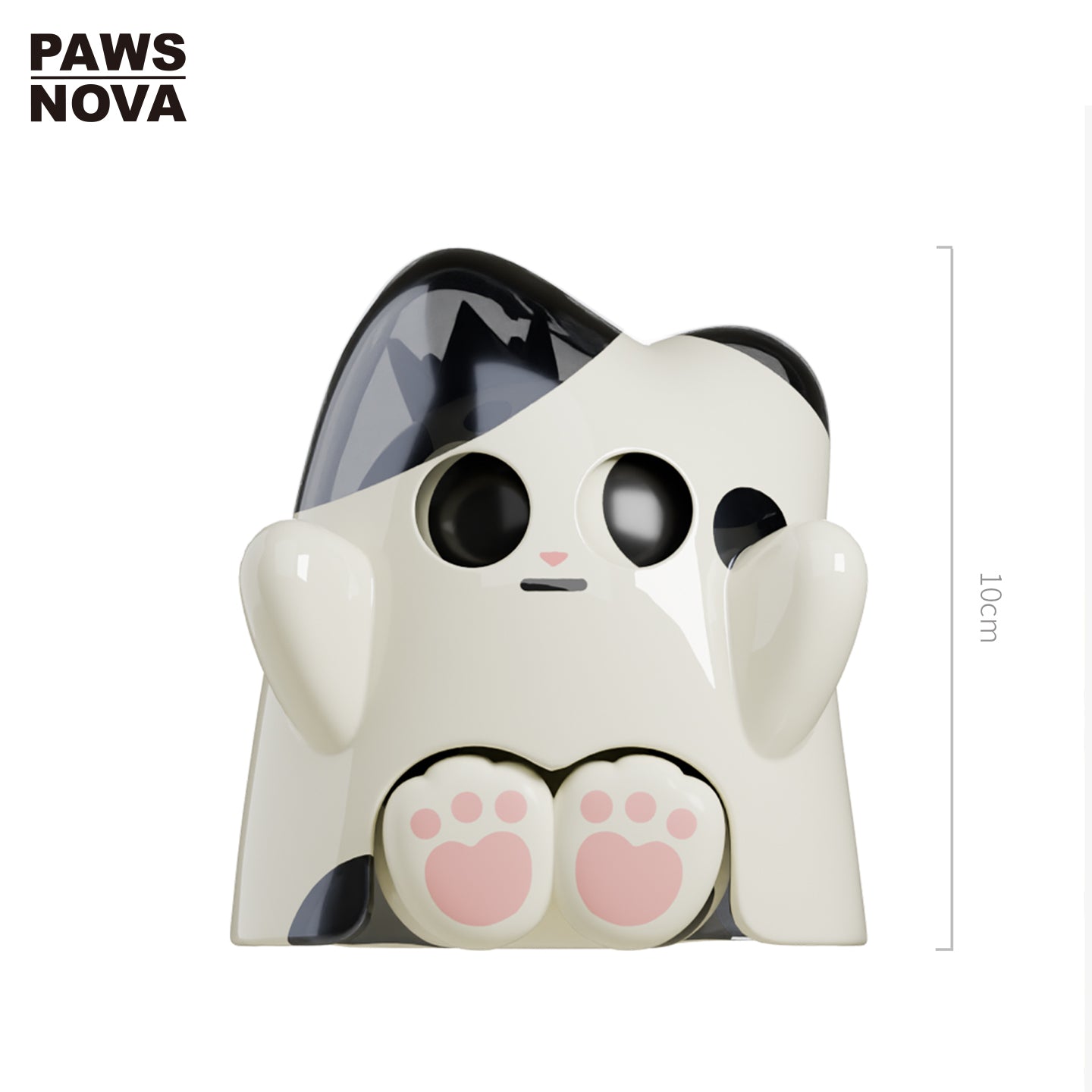 Trouble Crew DoshiiCat Sitting Cow Cat Figure