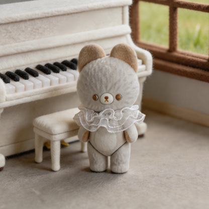 Kumaru Mini Teddy Bear Lace Outfit Carded Figure