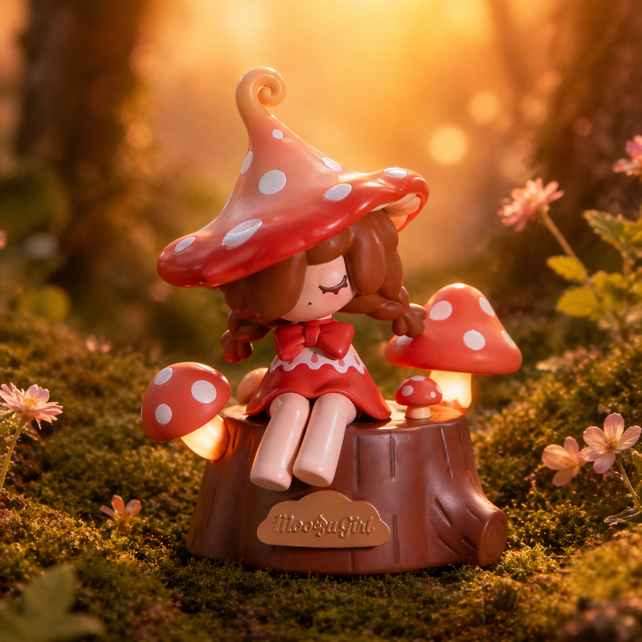 Moogugirl Mushroom Night Light Blind Box Figure Series