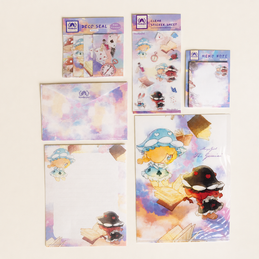 MooguGirl 6-Piece Illustrated Stationery Set