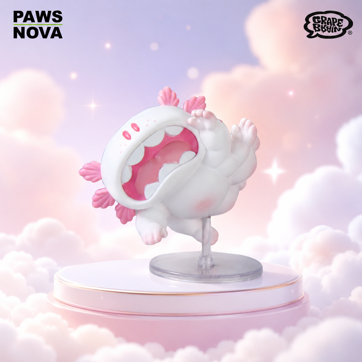 GRAPE BRAIN 6 Feet Axolotl Macaroni Blind Box