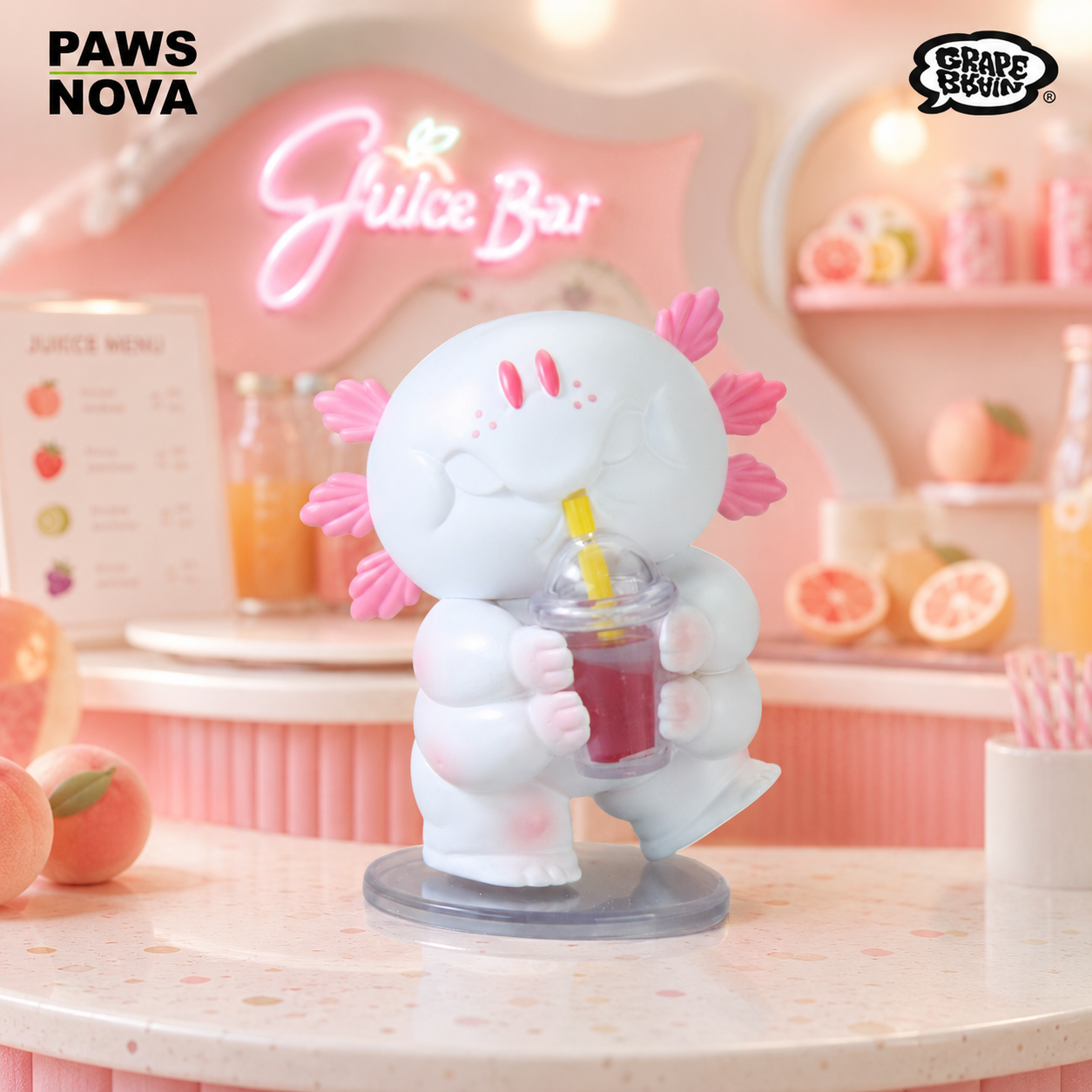GRAPE BRAIN 6 Feet Axolotl Macaroni Blind Box