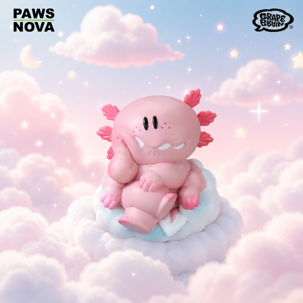 GRAPE BRAIN 6 Feet Axolotl Macaroni Blind Box
