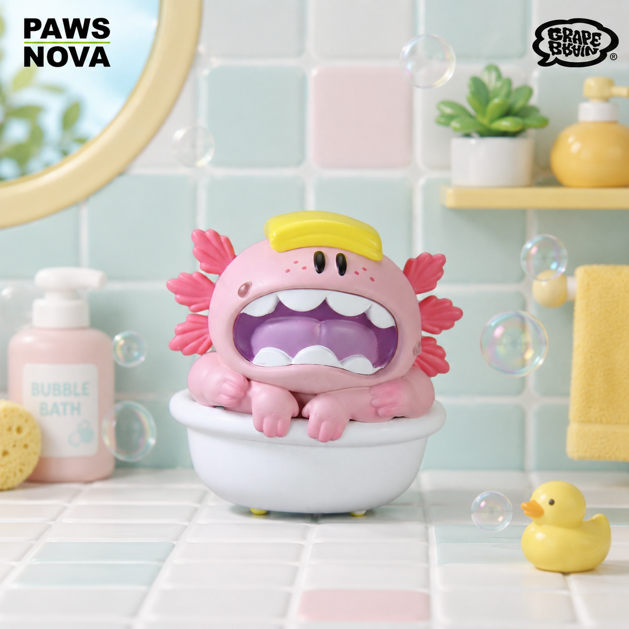 GRAPE BRAIN 6 Feet Axolotl Macaroni Blind Box