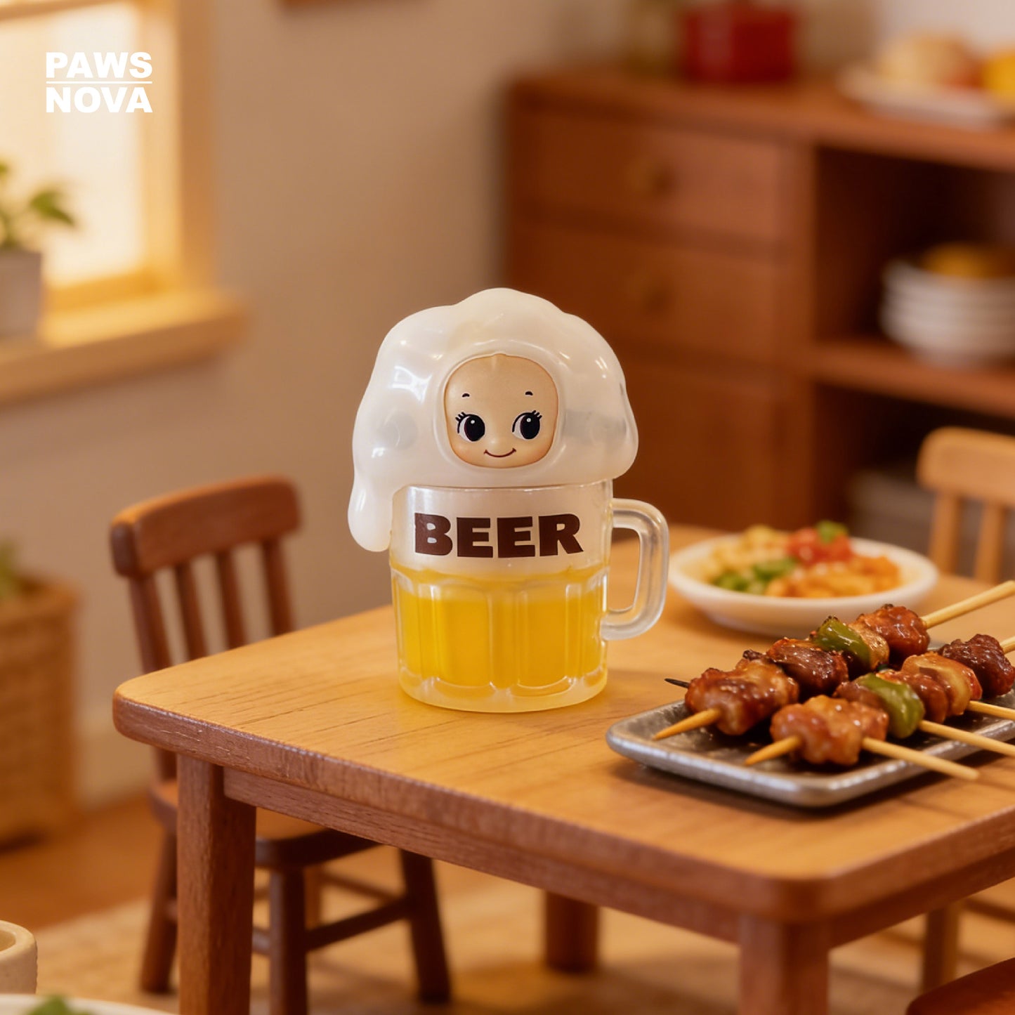 Kewpish Love Summer Sips Series Magnetic Blind Box Figure