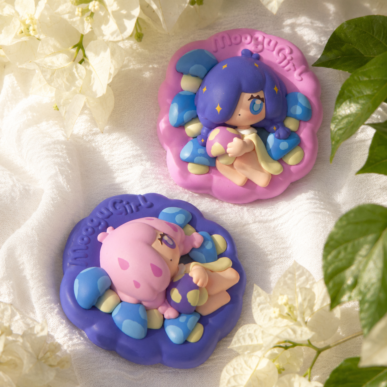MooguGirl Relief Carved Refrigerator Magnet Blind Box Series