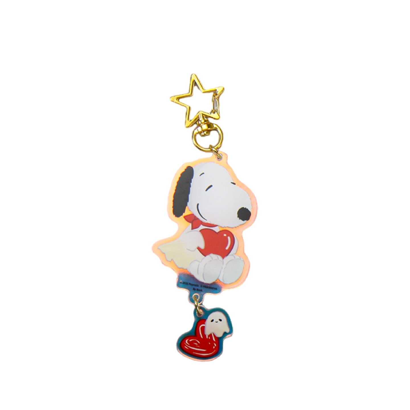 Snoopy Peanuts 75th Anniversary Acrylic Keychain Pendant