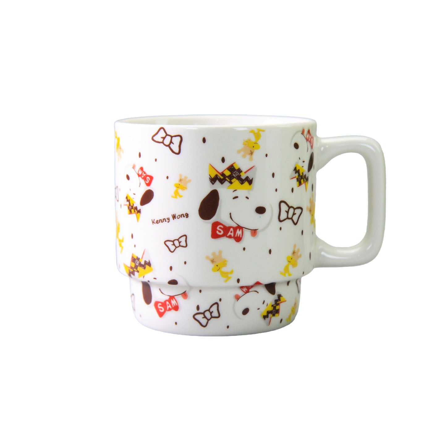 SNOOPY Peanuts 75th Anniversary Artist Series Ceramic Couple Mug 300ml
