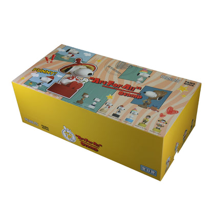 Snoopy 75th Anniversary Artist Collaboration Stamp Blind Box Figurine