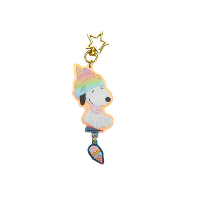 Snoopy Peanuts 75th Anniversary Acrylic Keychain Pendant