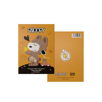 Snoopy 75th Anniversary Artist Edition Blank Notebook