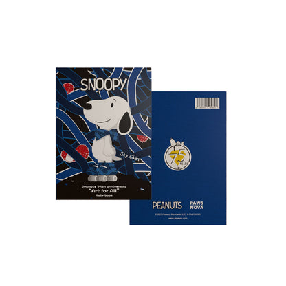Snoopy 75th Anniversary Artist Edition Blank Notebook