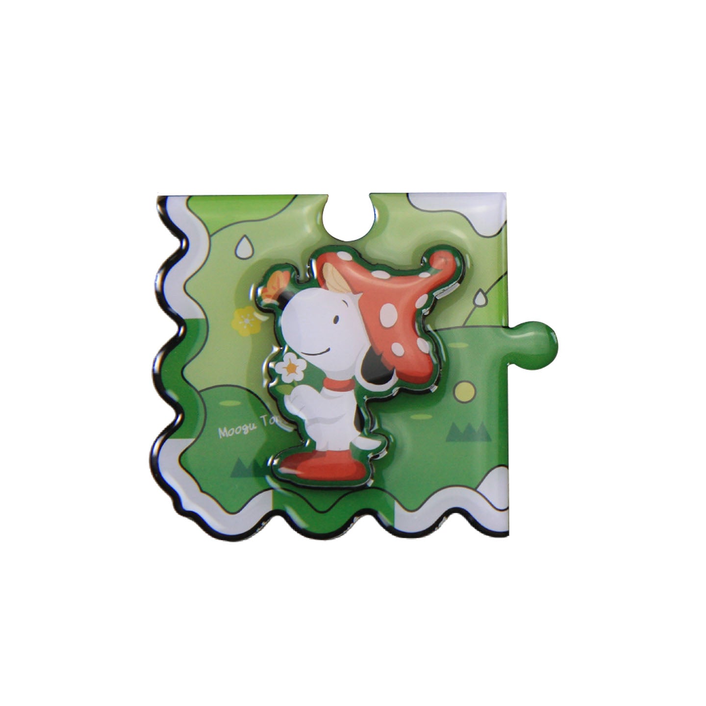 Snoopy 75th Anniversary Artist Series Magnetic Puzzle Fridge Magnet