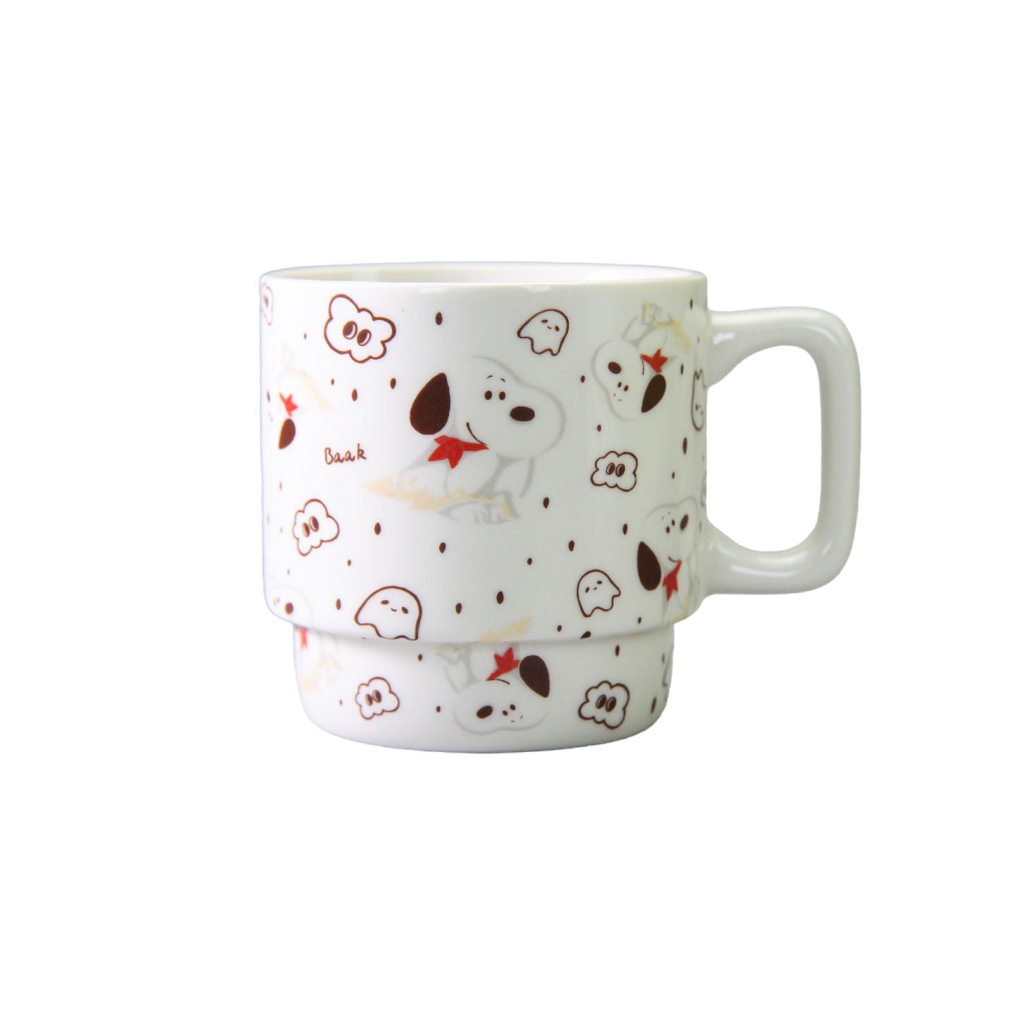 SNOOPY Peanuts 75th Anniversary Artist Series Ceramic Couple Mug 300ml