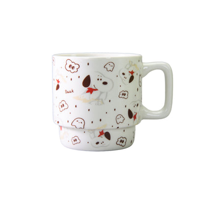 SNOOPY Peanuts 75th Anniversary Artist Series Ceramic Couple Mug 300ml