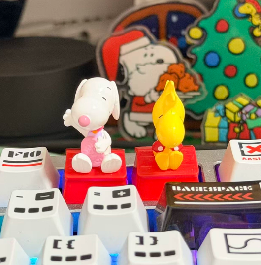 Snoopy 75th Anniversary Artist Collaboration Keycap Blind Box Set