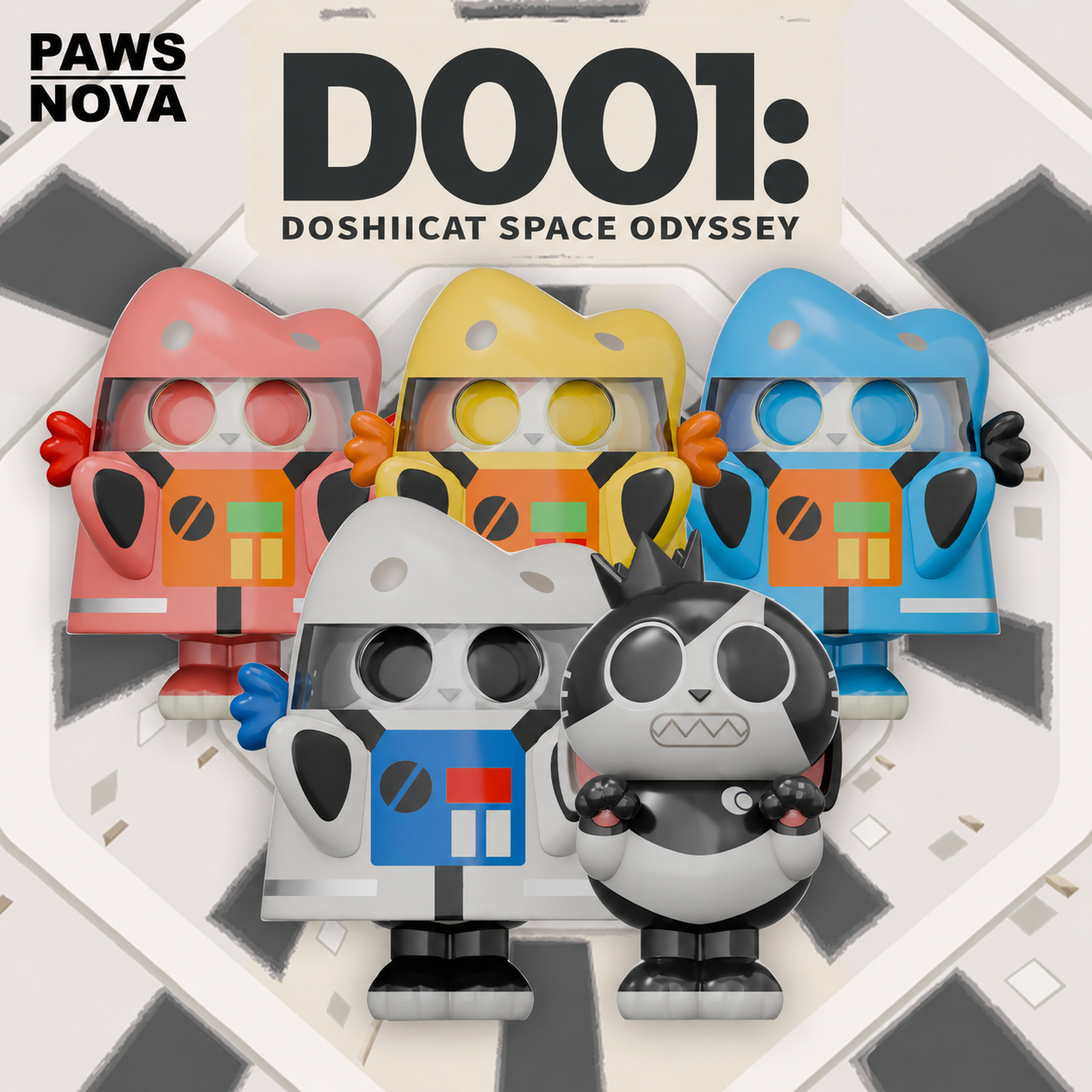 Trouble Crew DoshiiCat Space Odyssey Carded Figure