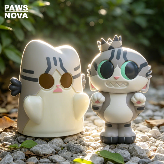 Trouble Crew DoshiiCat Standing Tabby Cat Figure
