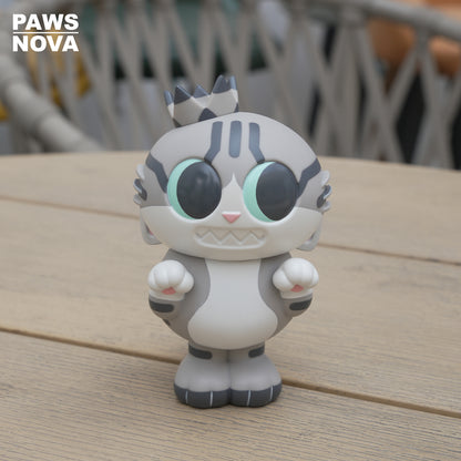 Trouble Crew DoshiiCat Standing Tabby Cat Figure