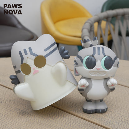 Trouble Crew DoshiiCat Standing Tabby Cat Figure