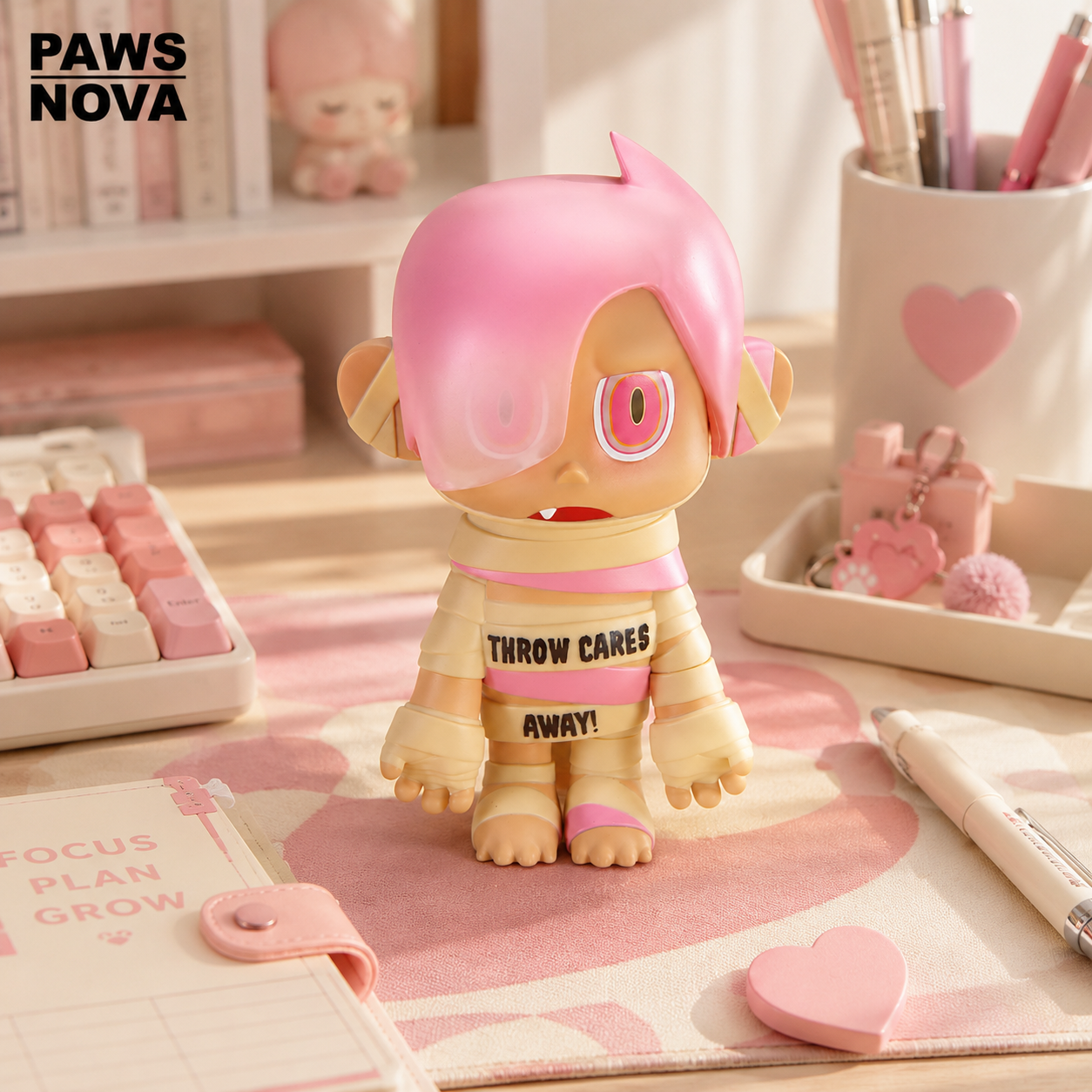 Trouble Crew YiLiLuLu Throw Cares Away Figure