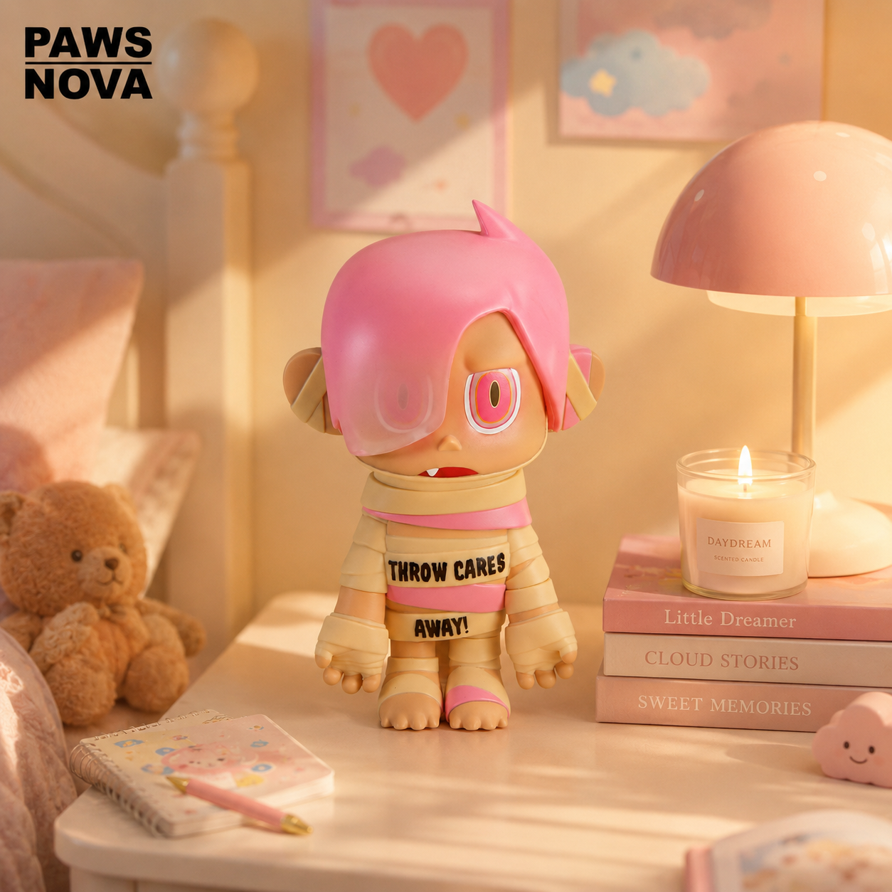 Trouble Crew YiLiLuLu Throw Cares Away Figure