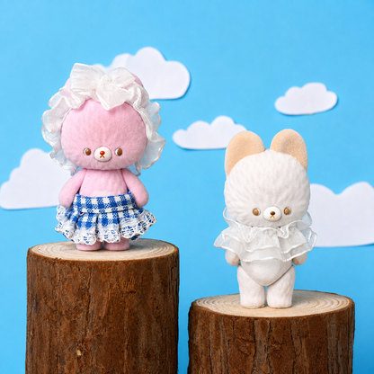 Kumaru Mini Teddy Bear Lace Outfit Carded Figure