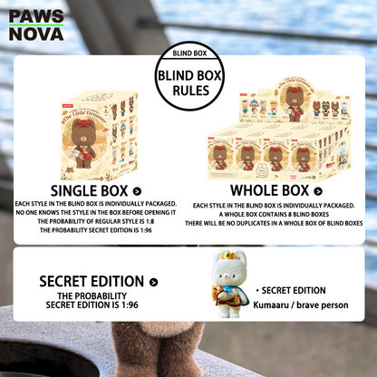 KUMARU The Little Dreamer Flocked Blind Box Figure – Soft Collectible Toy for Desk Decor and Gifts