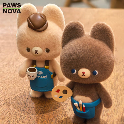 KUMARU The Little Dreamer Flocked Blind Box Figure – Soft Collectible Toy for Desk Decor and Gifts