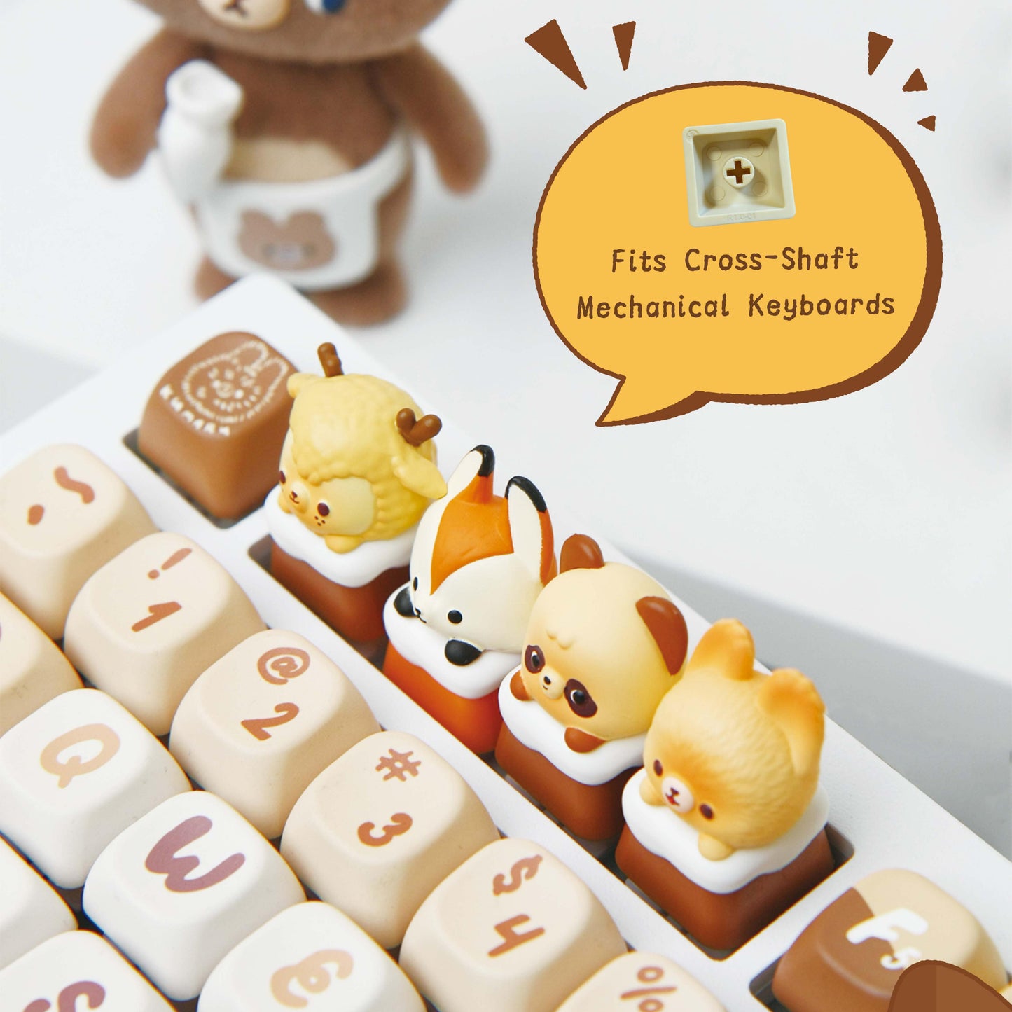 Kumaru and Friends Keycap Blind Box